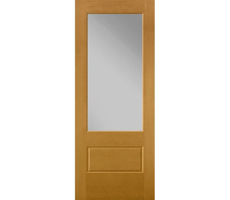 Dayton 3 Quaters Light Fiberglass Entry Door