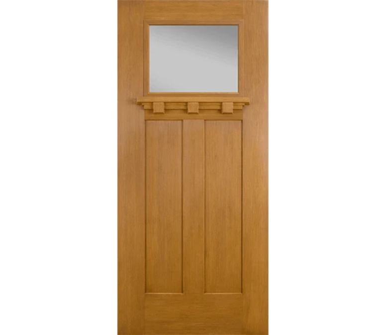 Dayton Craftsman Light Fiberglass Entry Door