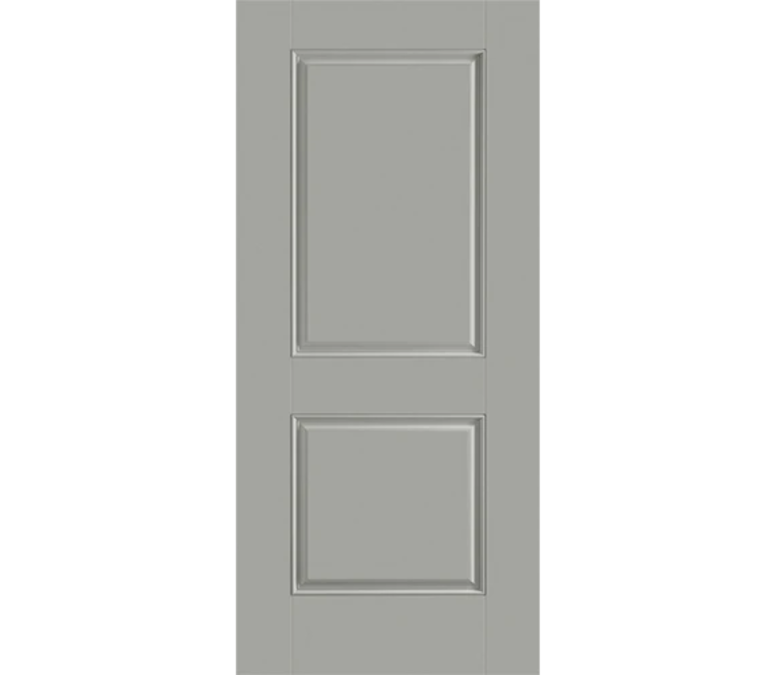 Dayton Two Panel Square Fiberglass Entry Door